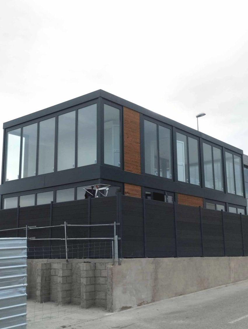 Oficina modular prefabricada