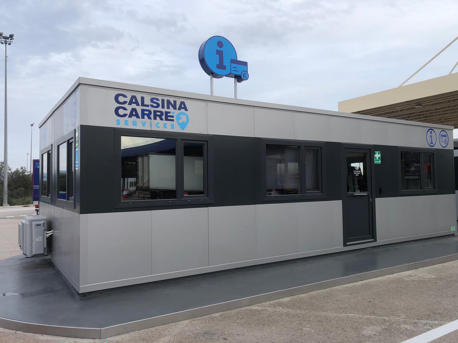 Modulo exterior del conjunto modular del Area Servicio Calsina