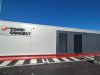 Acabado fachada modulo prefabricado oficinas del centro logistico